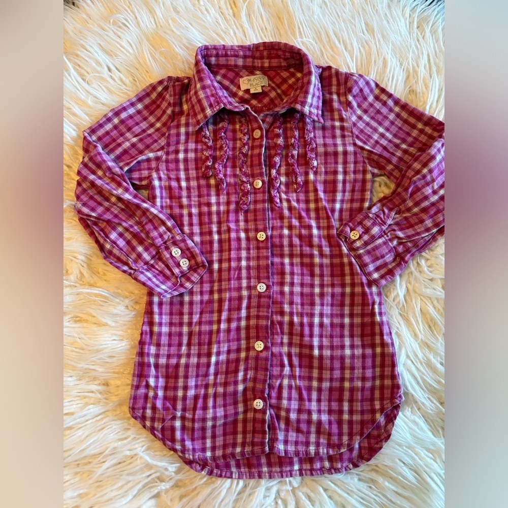 💛 10 for $13 💛 girls flannel size 5/6